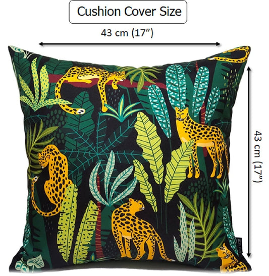 OLIVIA ROCCO Outdoor Cushion Covers 43x43 cm Waterproof And Weather Resistant For Patio Garden Travel Premium Outdoor Decor