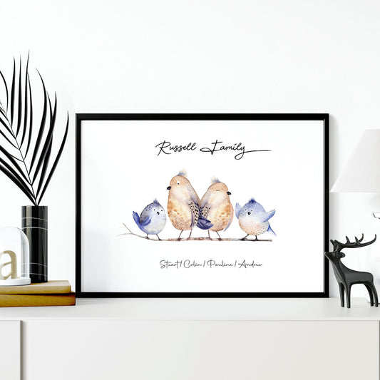 Sentimental gift for grandma wall art print