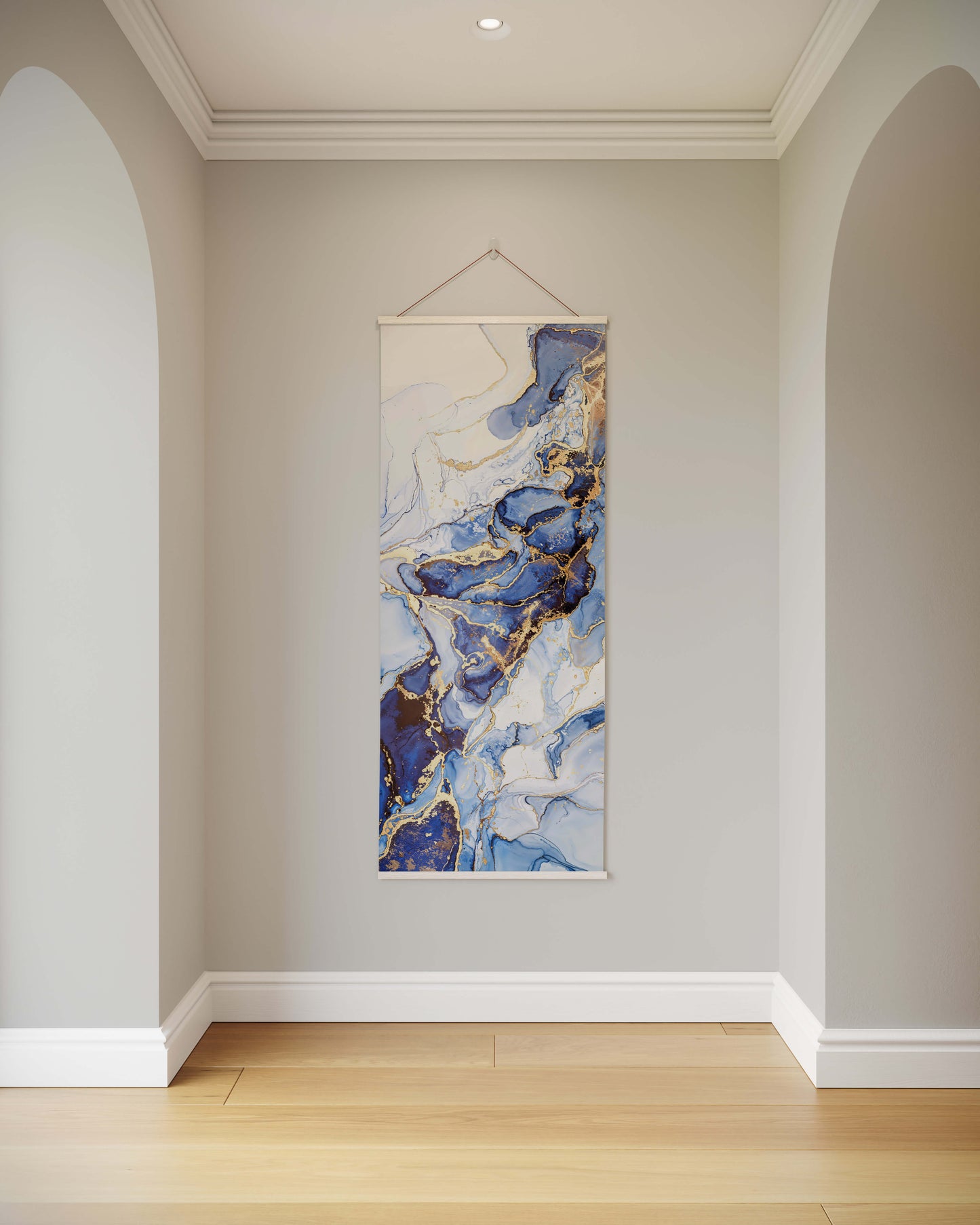 Watercolour & Gold Marble Tapestry