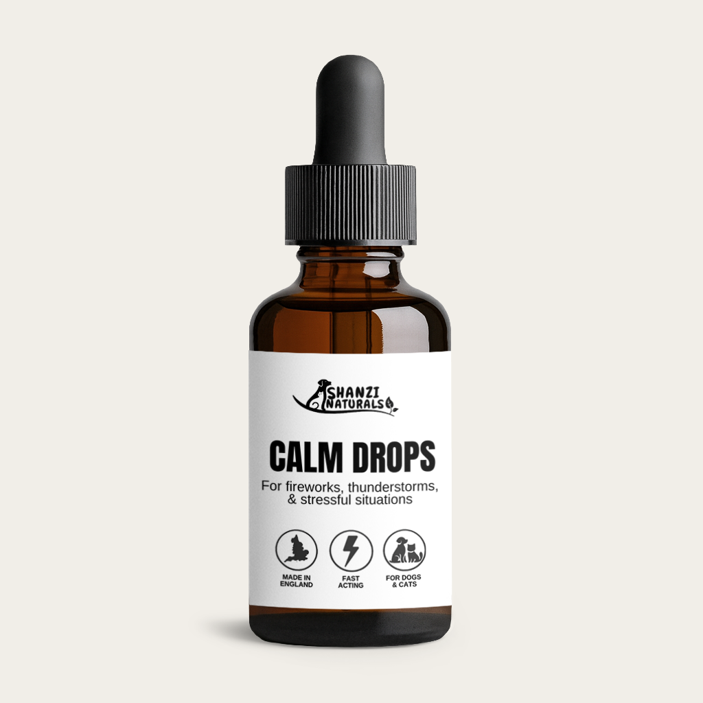 Calm Drops for Dogs & Cats – Fast Acting Herbal Support for Stressful Situations