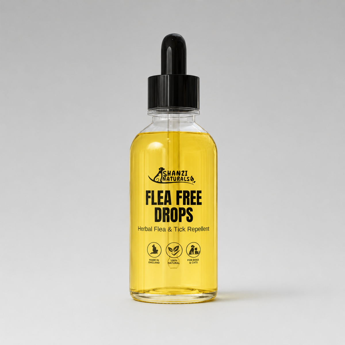 Flea Free Drops for Dogs – Natural Topical Flea & Tick Repellent