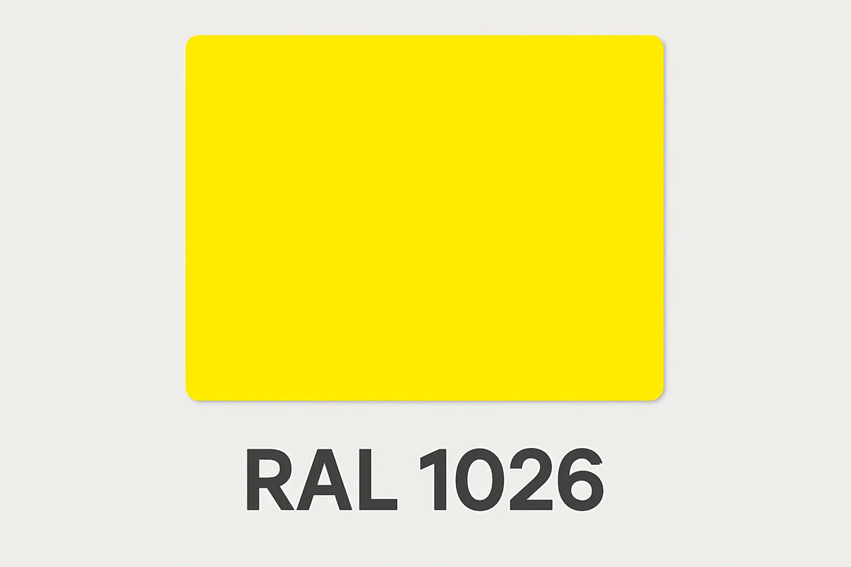 RAL 1026 Luminous Yellow - 400ml Aerosol Spray Paint Any Finish