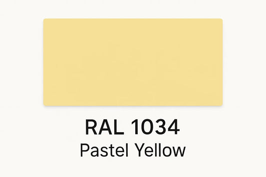 RAL 1034 Pastel Yellow - 400ml Aerosol Spray Paint Any Finish