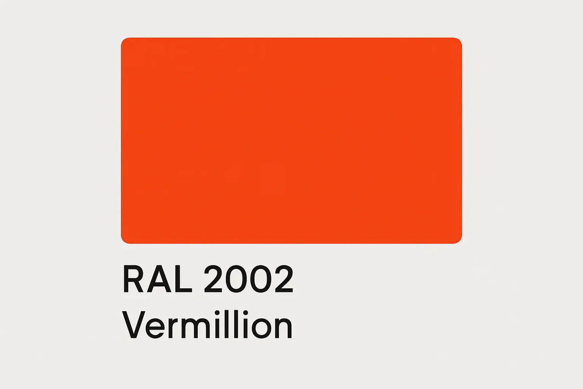 RAL 2002 Vermillion - 400ml Aerosol Spray Paint Any Finish