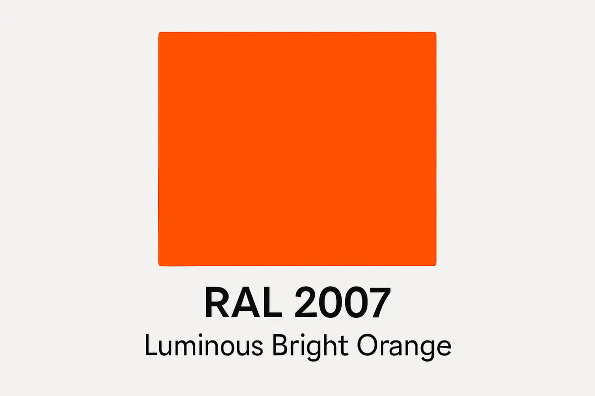 RAL 2007 Luminous Bright Orange - 400ml Aerosol Spray Paint Any Finish