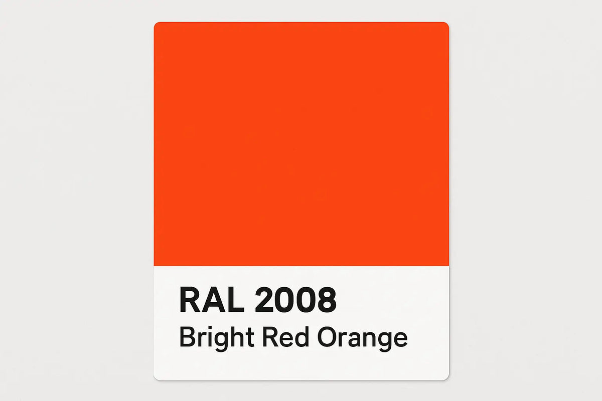 RAL 2008 Bright Red Orange - 400ml Aerosol Spray Paint Any Finish