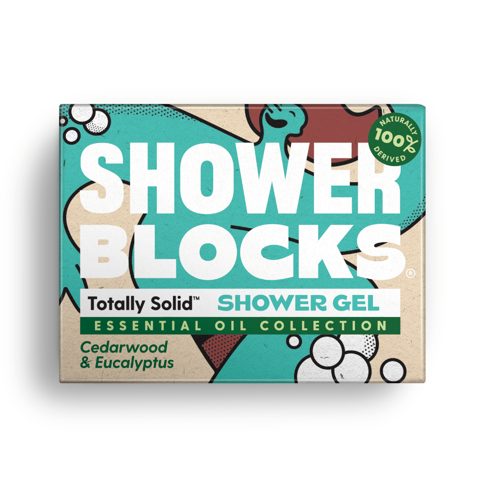 Shower Block – Essential Oil Collection – Cedarwood & Eucalyptus 100g