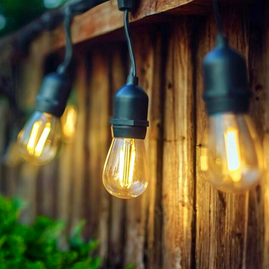 Outdoor Elite Festoon Waterproof Warm White Heavy Duty LED Connectable String Lights