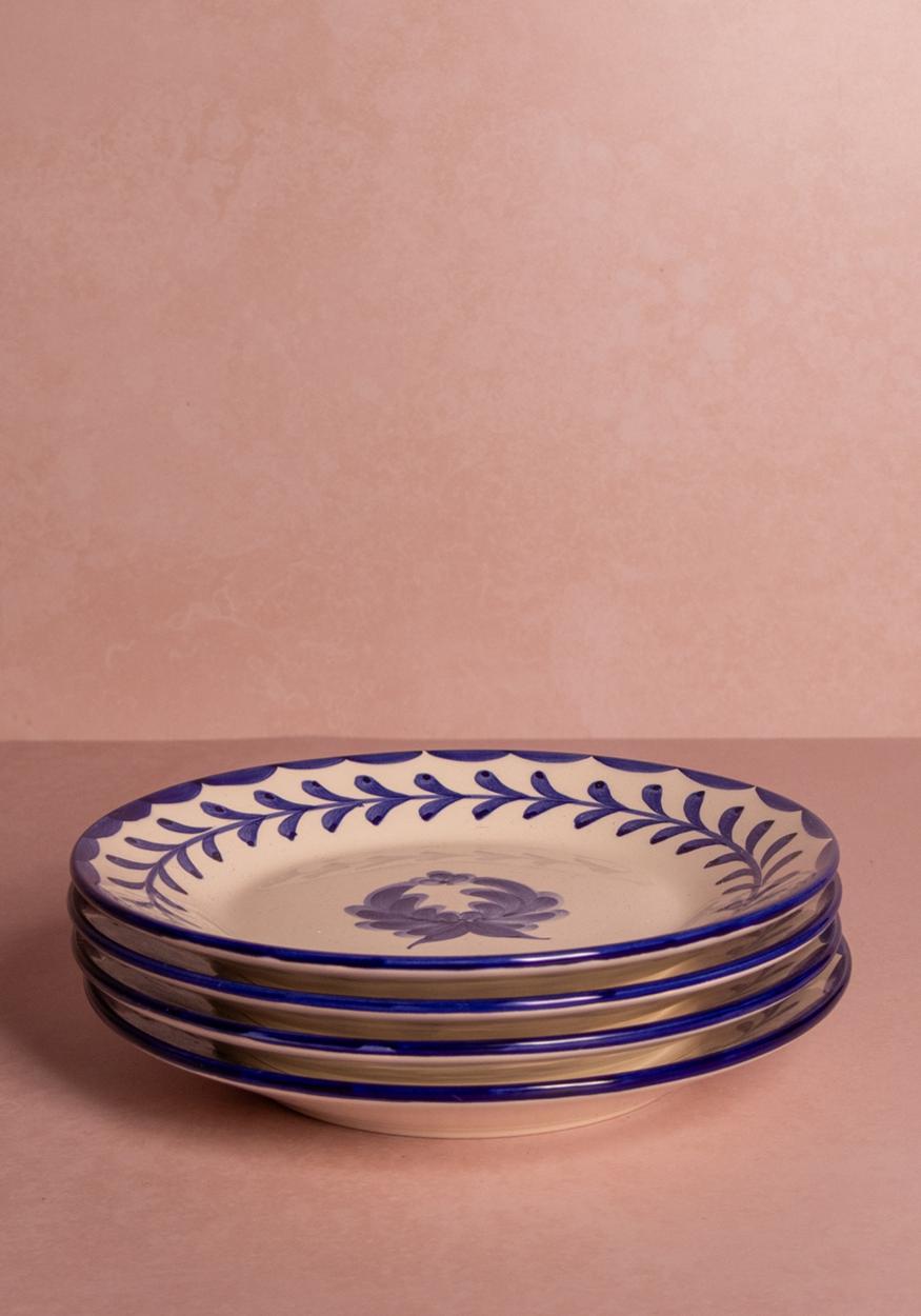 Pandora Side Plate, Cobalt Blue Set of 4