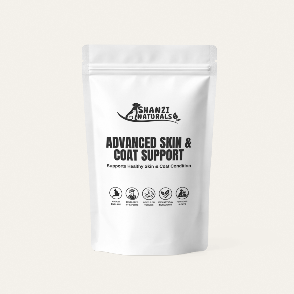 Advanced Skin & Coat Support for Dogs & Cats – Supports Healthy Skin & Coat Condition