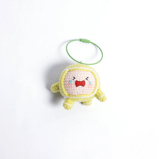 Crochet Tennis Ball & Racket Bag Charm β Adorable Handmade Accessory for Tennis Bags