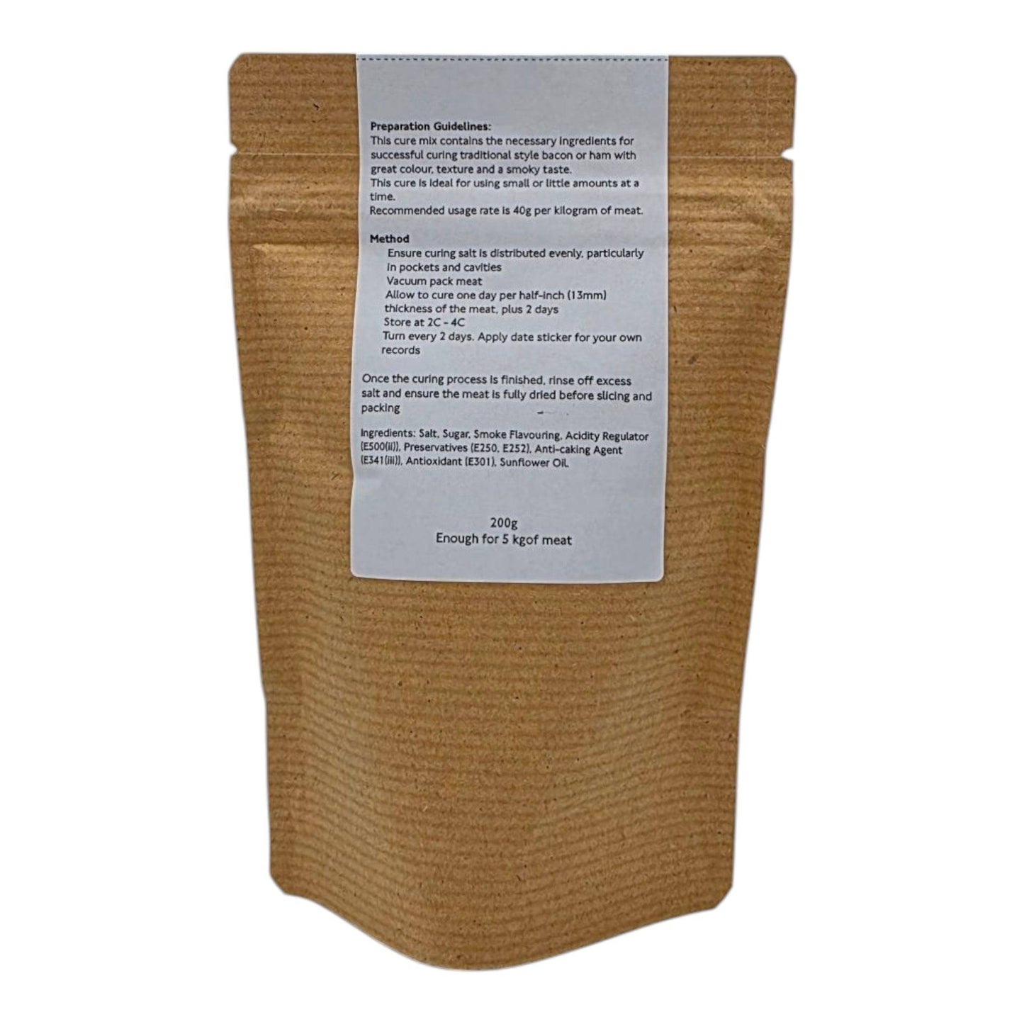 Bacon Curing kit - Hickory Smoked