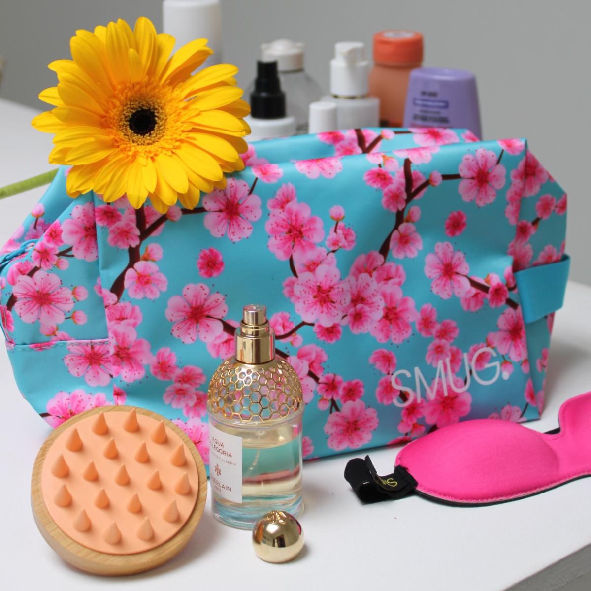 Wash Bag - Cherry Blossom Print