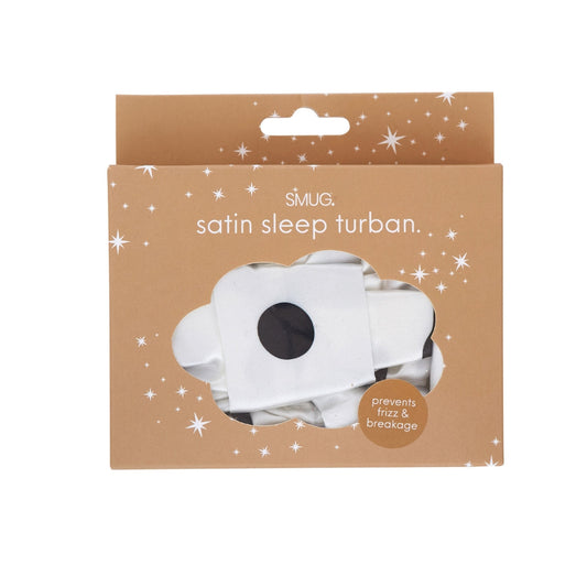 Satin Sleep Turban, Pin-Up Polka Dot