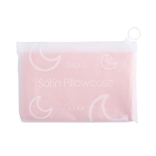 Satin Pillowcases Set - Pink