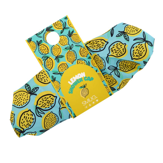 Shower Cap - Lemon Print