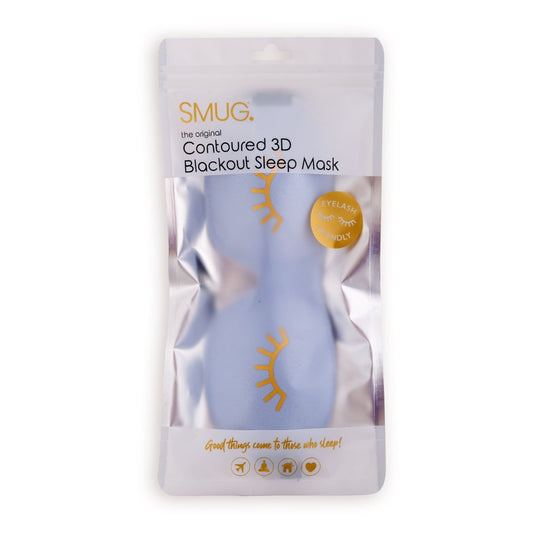 Contoured 3D Blackout Sleep Mask – Wink Baby Blue