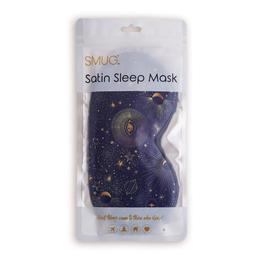 Satin Sleep Mask - Blue Celestial