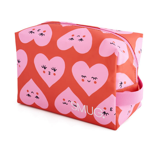 Wash Bag - Hearts Print