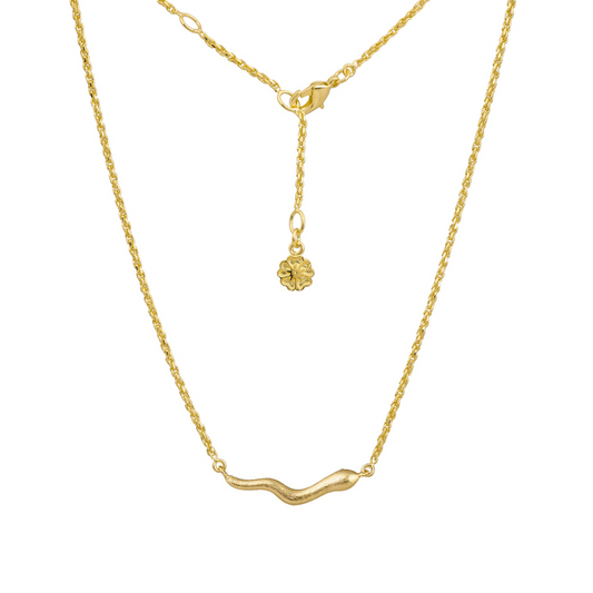 Medusa Reversible Gold Necklace