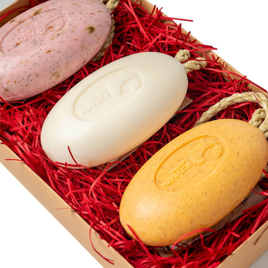Soap on a Rope Gift Set - 2, 3 or 4 Soaps