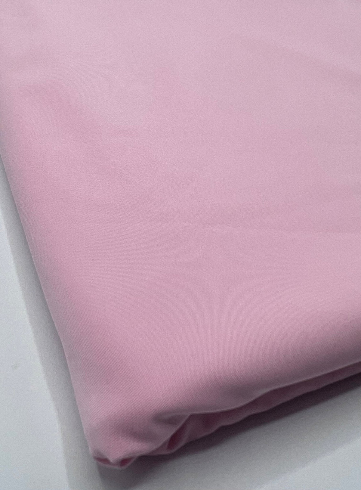 Soft Pink Plain Shiny Soft Touch Slinky 4 Way Stretch Fabric