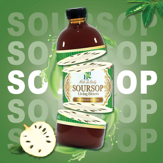 Organic Soursop Living Bitters - Wellness Blend 500ml