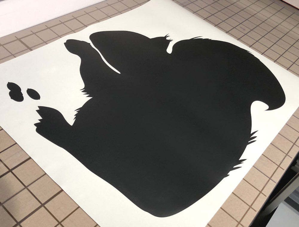 Squirrel Chalkboard Wall Sticker