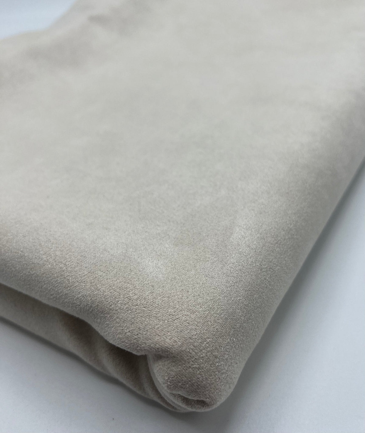Stone Sand Scuba Suede Jersey Fabric 280GSM 2 Way Stretch