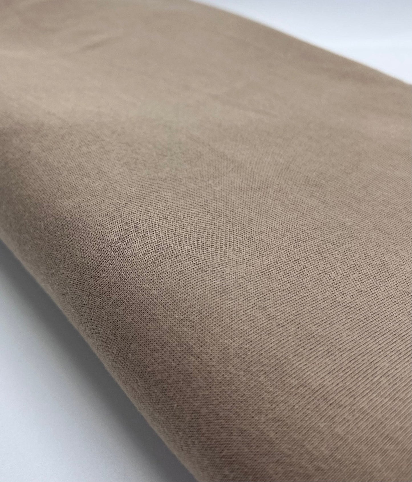 Stone Thick French Terry Loopback Cotton Jersey 290 GSM 95/5 Lycra 2 Way Stretch