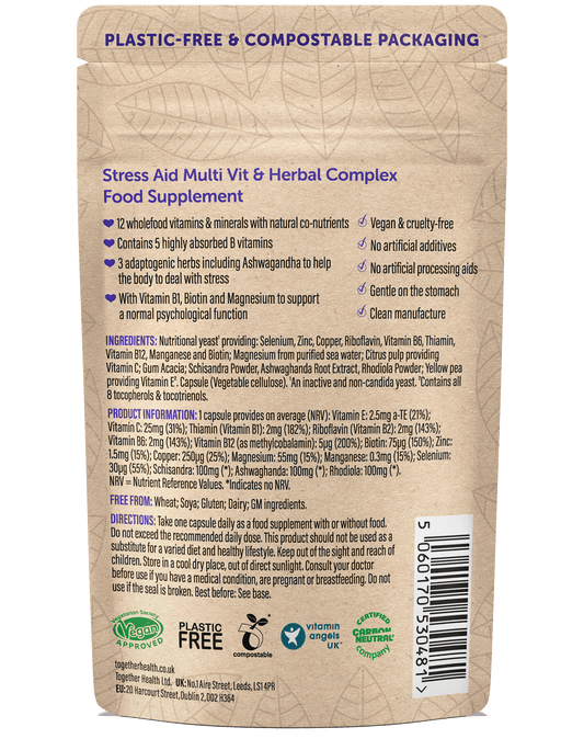 Stress Aid – Stress Supplement – 30 Capsules
