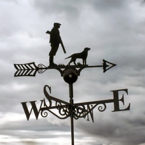 PoppyForge Man And Dog Weathervane