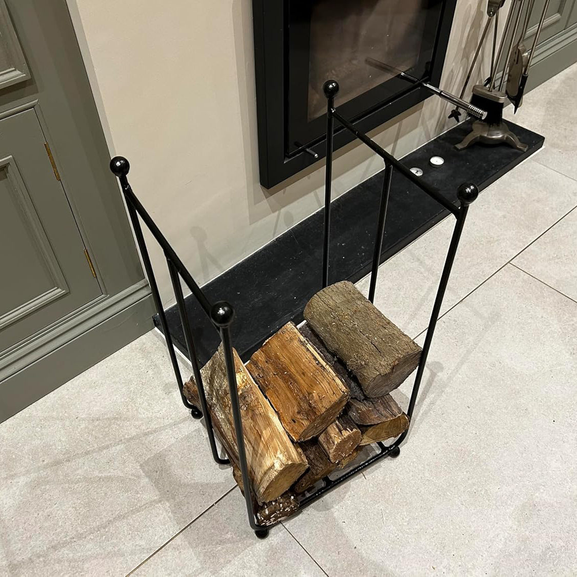 PoppyForge Compact Log Rack