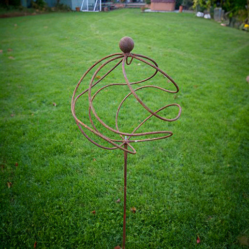 PoppyForge Tangle Ball On 4Ft Stem With Candle Holder/Hook