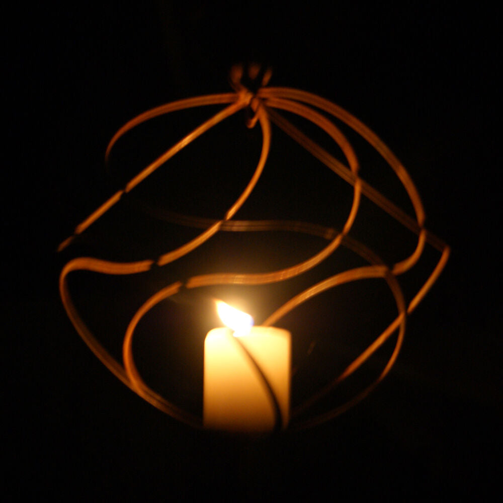 PoppyForge Tangle Ball On 4Ft Stem With Candle Holder/Hook