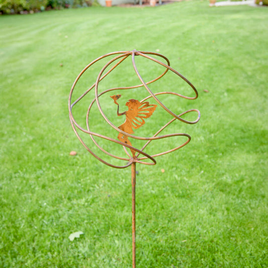 PoppyForge Tangle Ball On 4Ft Stem With Standing Fairy