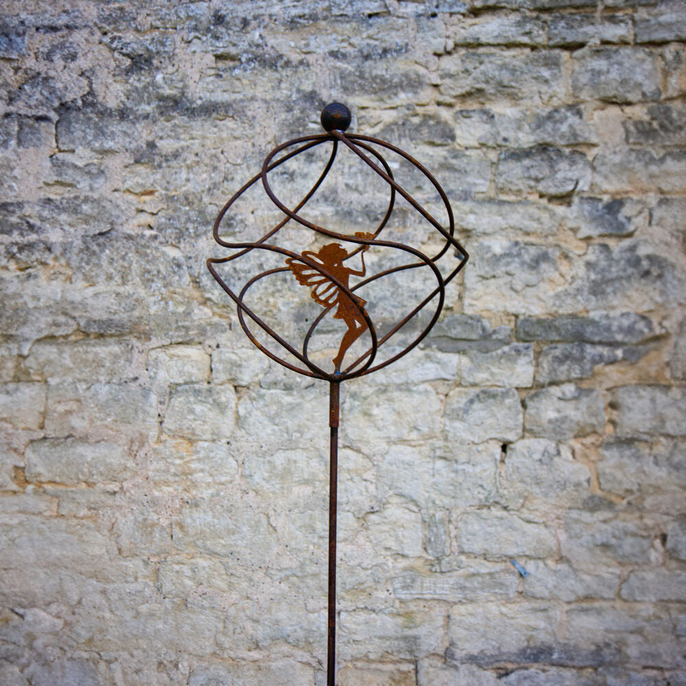 PoppyForge Tangle Ball On 4Ft Stem With Standing Fairy