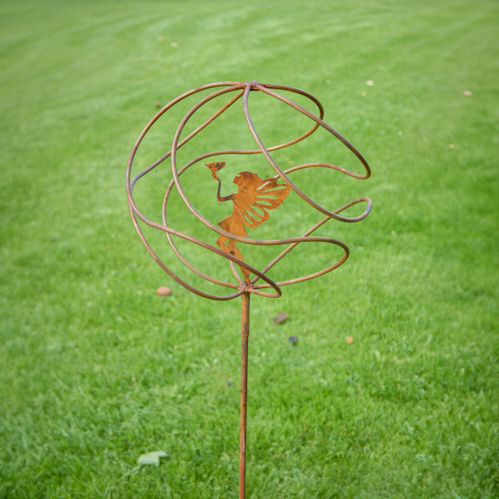 PoppyForge Tangle Ball On 4Ft Stem With Standing Fairy