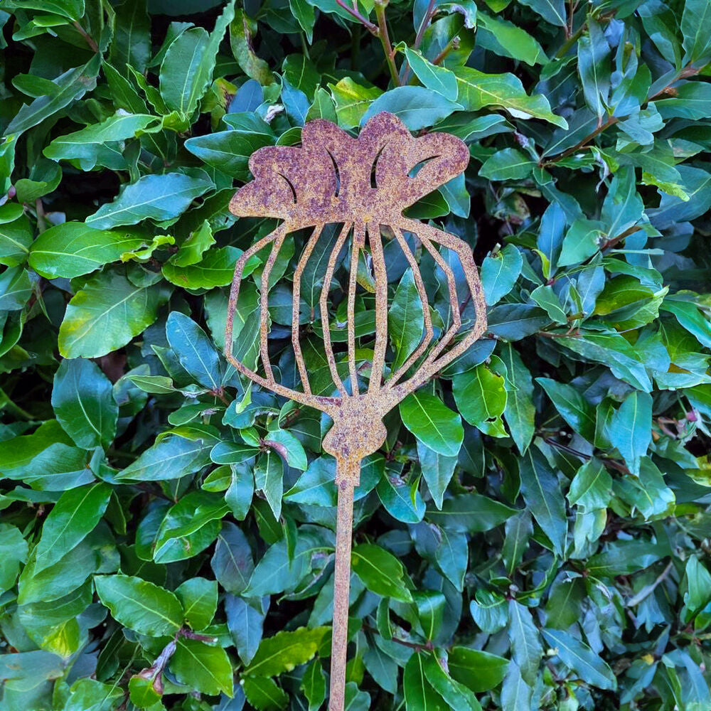 PoppyForge Poppy Seed Head Plant Pin (pack of 3)