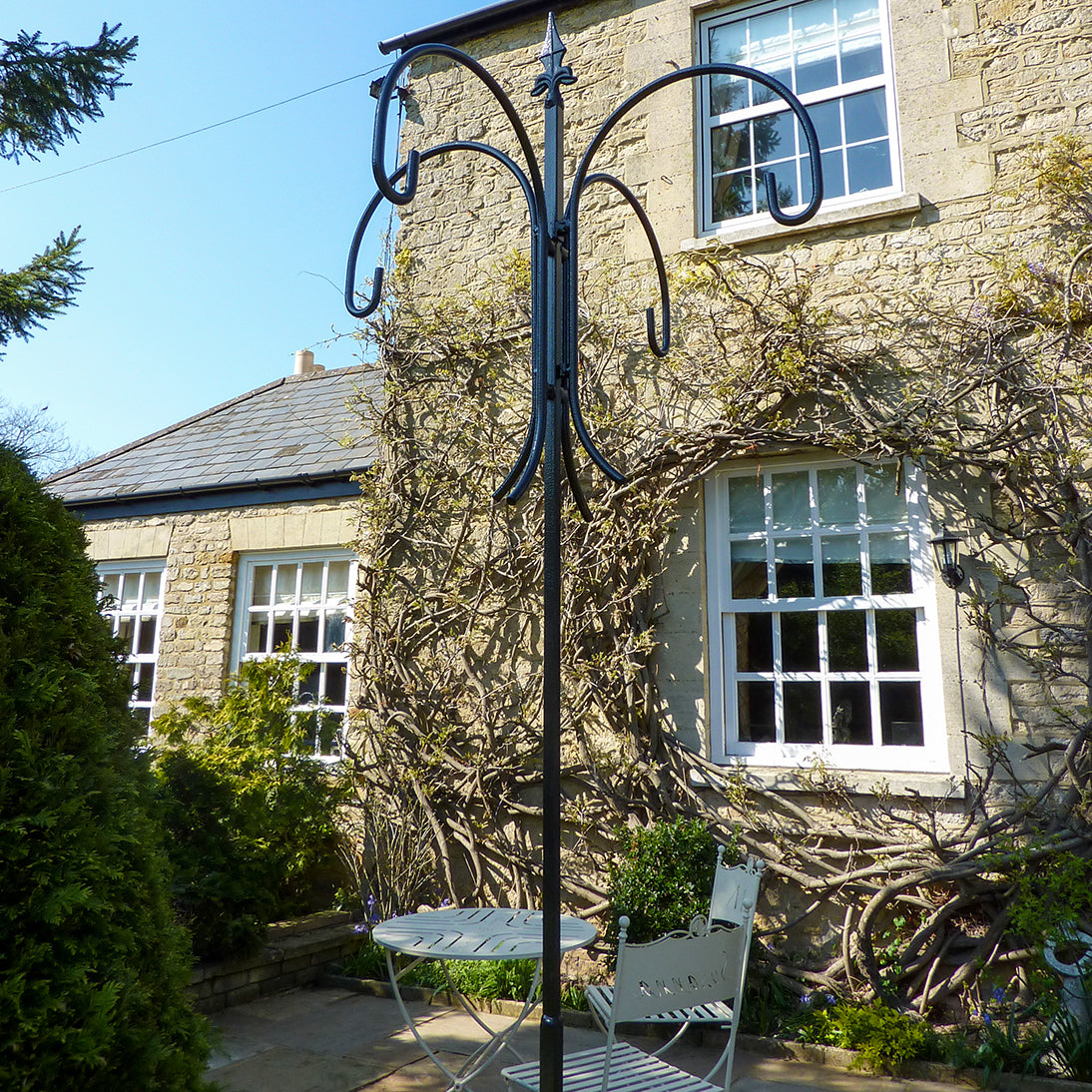 PoppyForge 4-Way Bird Crook - front house