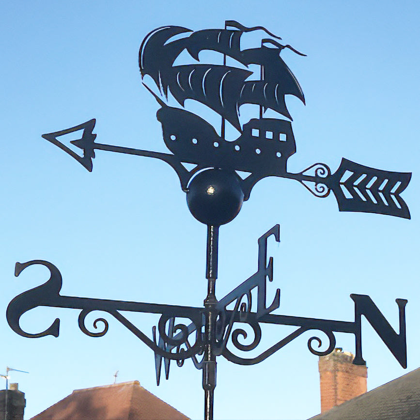 PoppyForge Galleon Weathervane