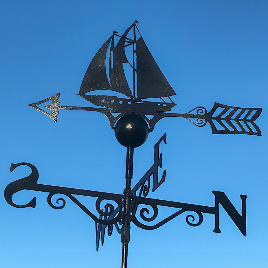 PoppyForge Sailing Boat Weathervane