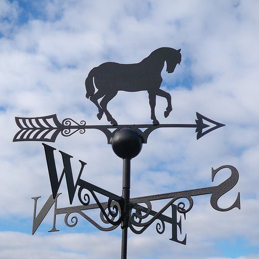 PoppyForge Horse Weathervane - Solid Steel