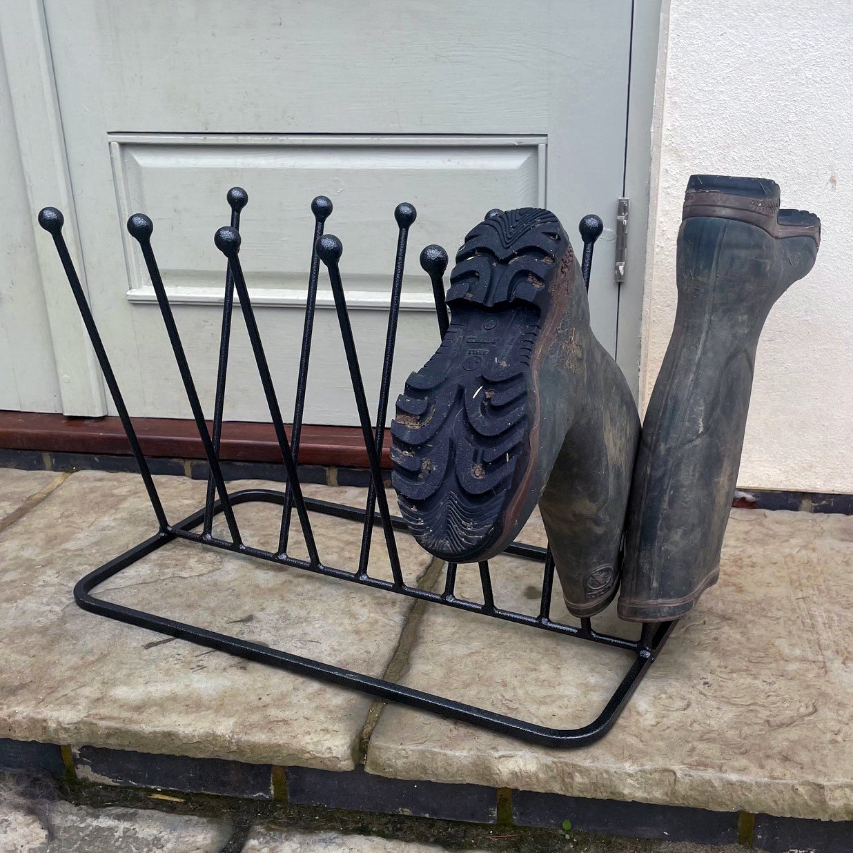 PoppyForge 6 Pair Diagonal Boot Rack