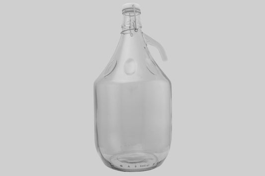 Glass Demijohn 5L 2 Pack Swing Top Cap