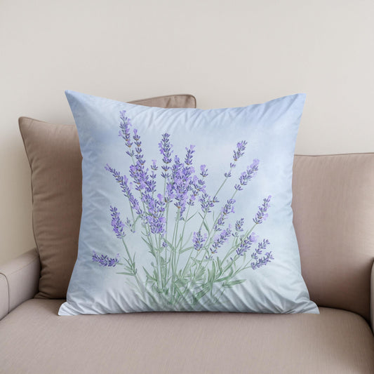 Tranquil Bloom Cotton Cushion