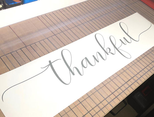 Thankful Wall Art Sticker – Inspirational Vinyl Wall Quote