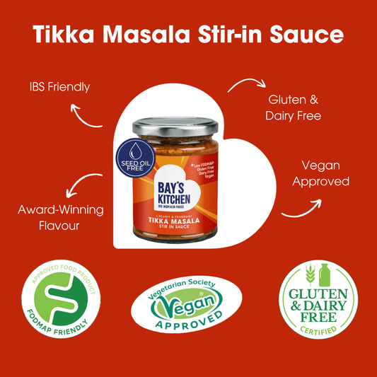 Tikka Masala Stir-in Sauce 260g – Low FODMAP, Gluten Free & Vegan