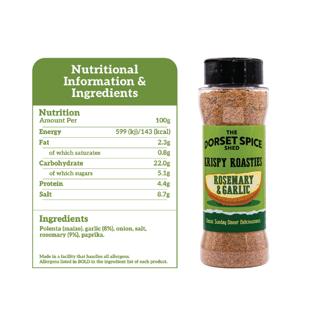 Krispie Roasties Roast Potato Seasoning Gift Pack for Roastie Lovers - Three fantastic flavours