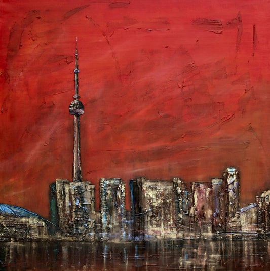 Toronto Sunset | Statement Interior Wall Art from Scotland